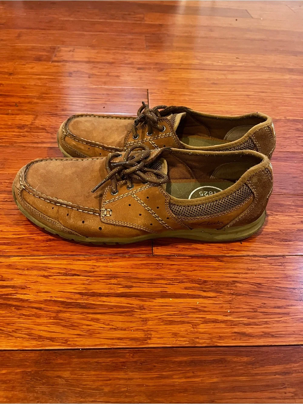 Clarks Men’s Brown Suede Boat Shoes